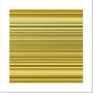 Elegant gold stripes Posters and Art